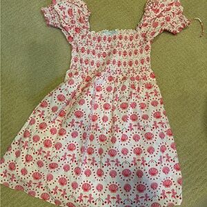 Red and white size small mermaid Hill House dress